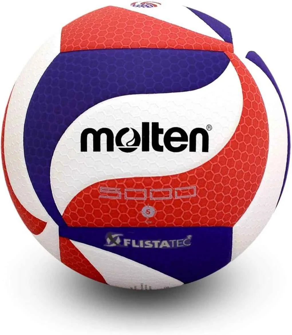 USA Volleyball Official Indoor Volleyball – Premium Match Training Ball (Red, White & Blue)