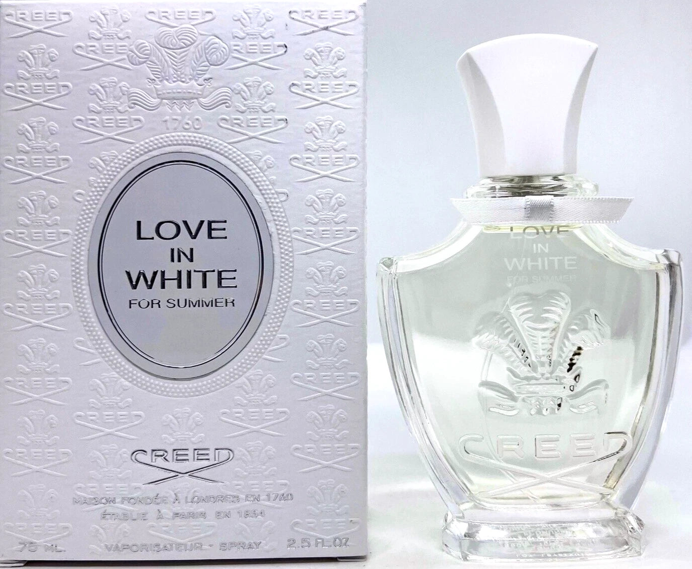 Creed Love In White for Summer Eau de Parfum Spray for Women 2.5 oz / 75ml New