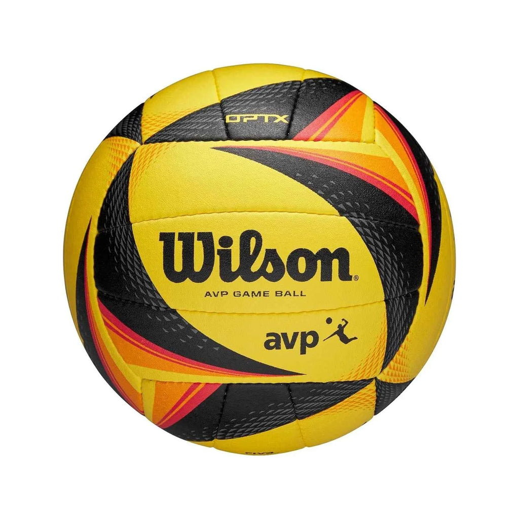 Wilson AVP OPTX Official Beach Volleyball Yellow Black Outdoor Game Ball