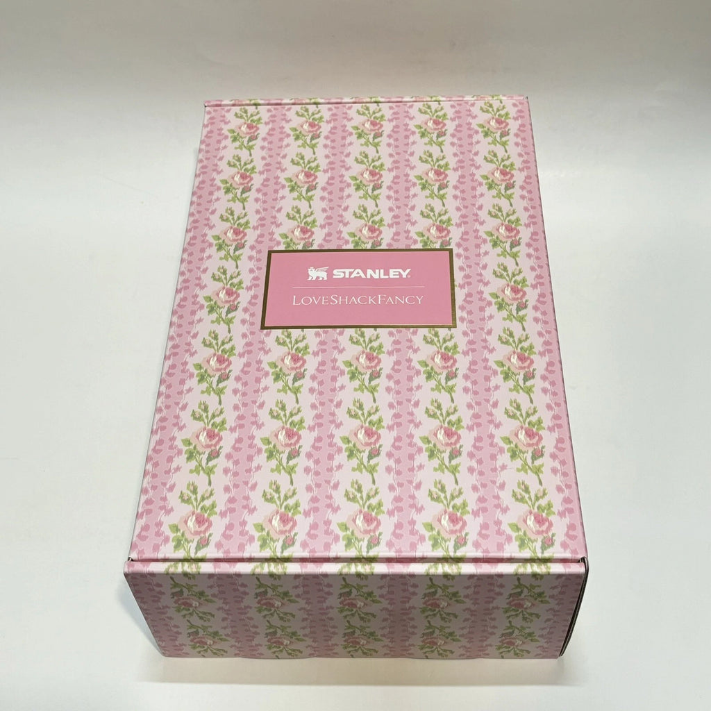 Stanley x LoveShackFancy Flowstate Quencher 40oz Tumbler Blooming Heirloom NEW