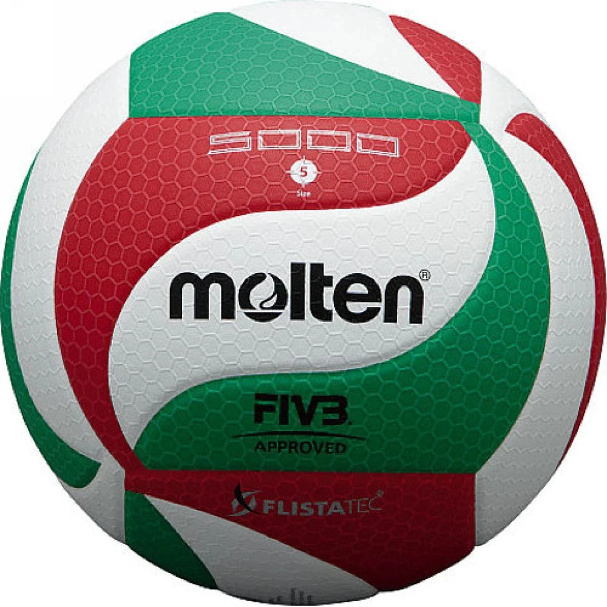 Molten V5M5000 Volleyball, Soft Touch, Indoor/Outdoor PU Microfiber Ball Size 5