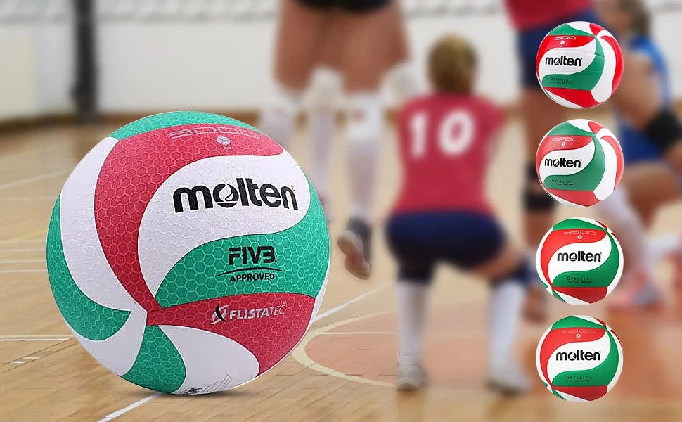 Molten V5M5000 Volleyball, Soft Touch, Indoor/Outdoor PU Microfiber Ball Size 5