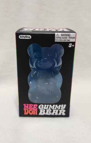 Schylling Nee Doh Gummy Bear Squeeze Ball Blue Stress Reliever Toy